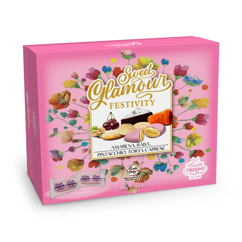 Crispo Sweet Glamour Festivity rosa - 350g