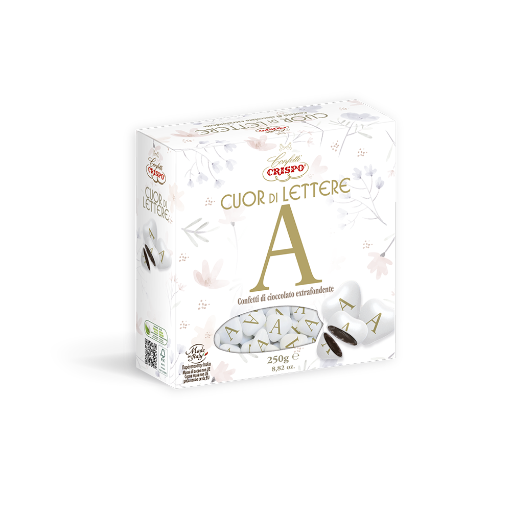 confetti Cuor di Lettere Iniziali A