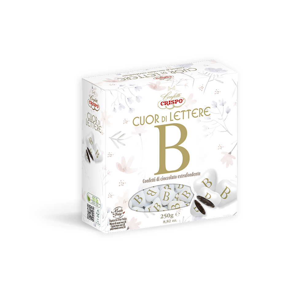 confetti Cuor di Lettere Iniziali B