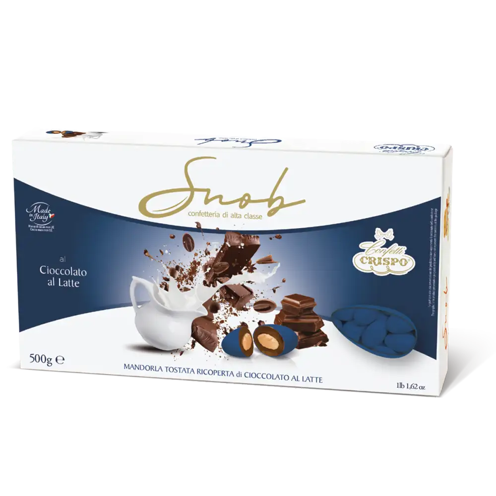 Confetti SNOB al gusto di Cioccolato al Latte colore&nbsp;Blu Galaxy