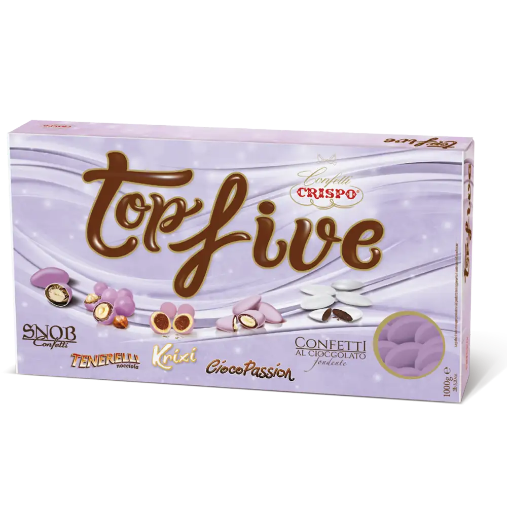 confetti topfive lilla