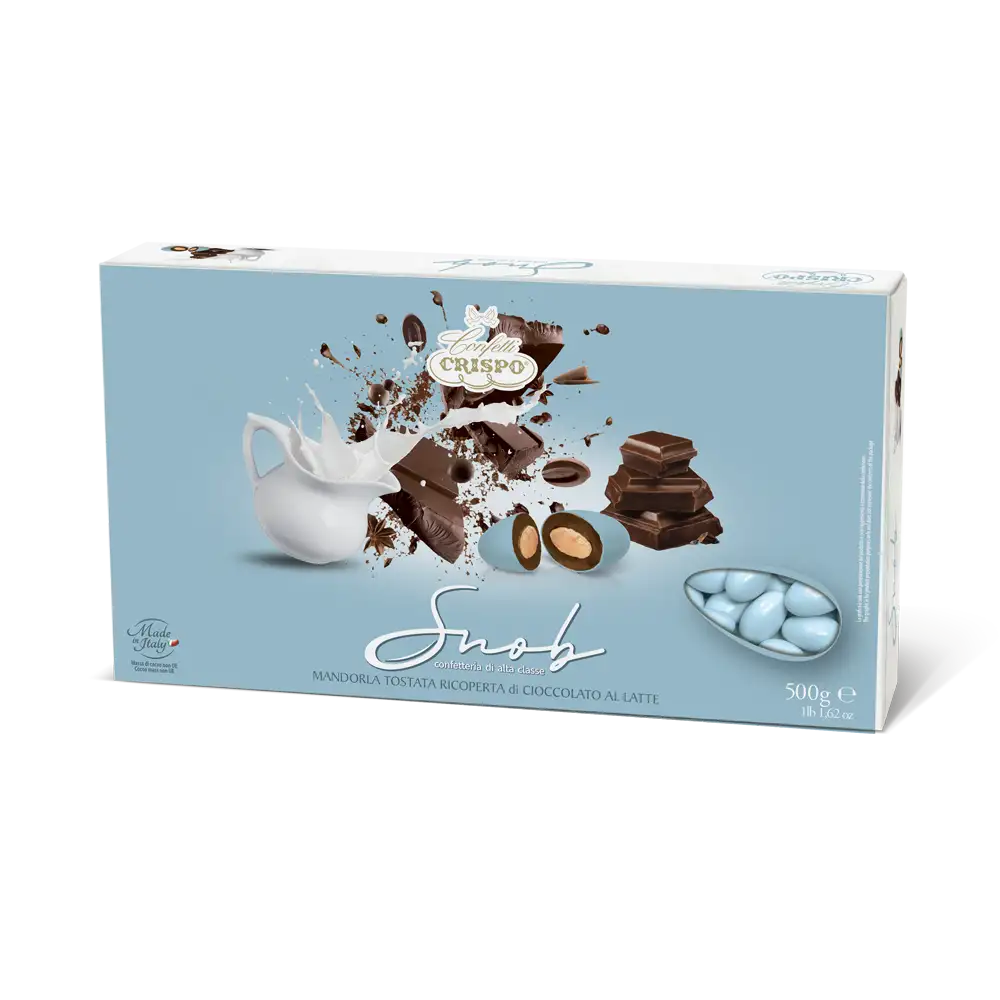 Confetti Snob Cioccolato Latte carta da zucchero 500gr
