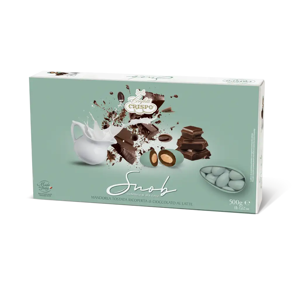 Confetti Snob Cioccolato Latte salvia 500gr