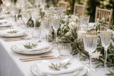 Mise en Place matrimonio: cos&rsquo;&egrave;, come si fa e quali sono i particolari da rispettare
