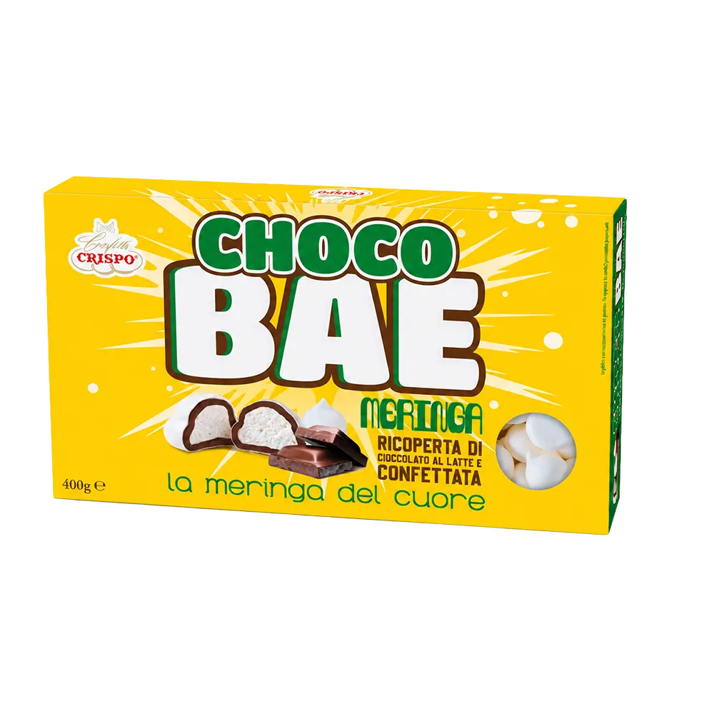 choco bae bianco confetti meringa