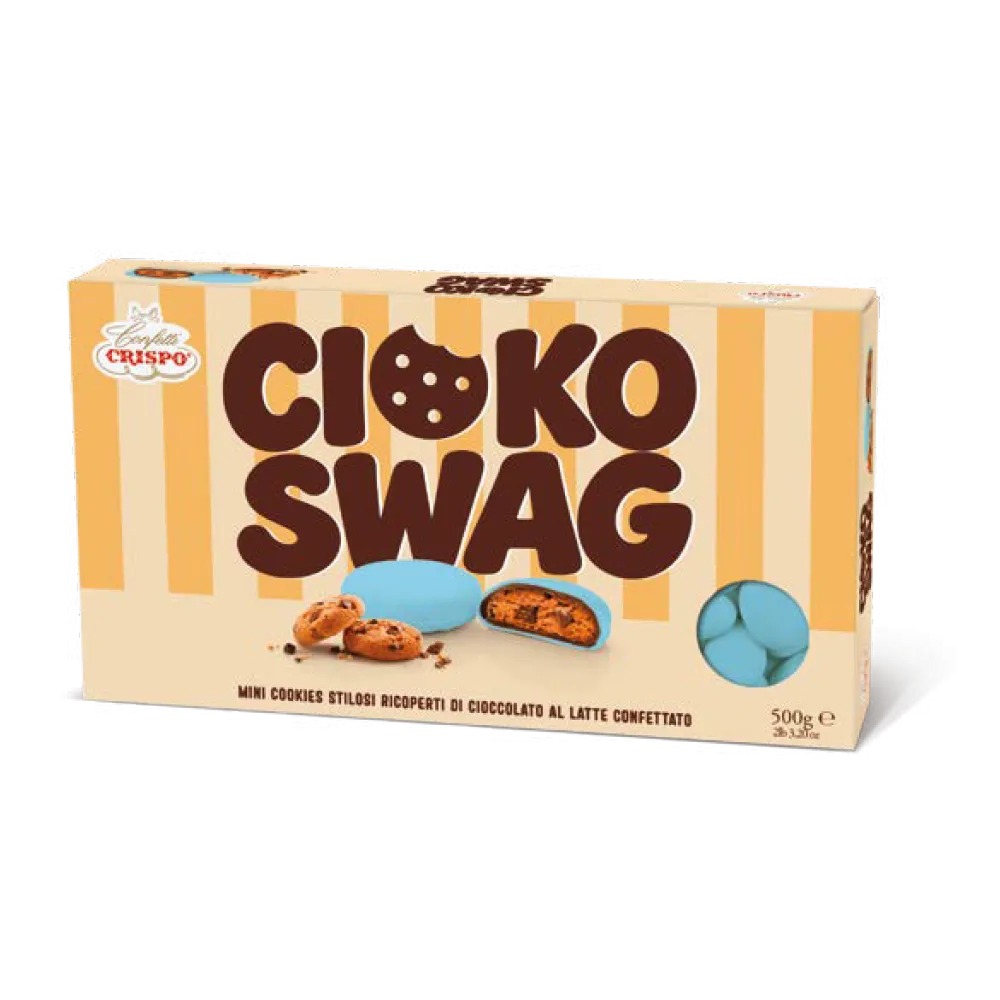 cioco sawg celeste cookies confettato