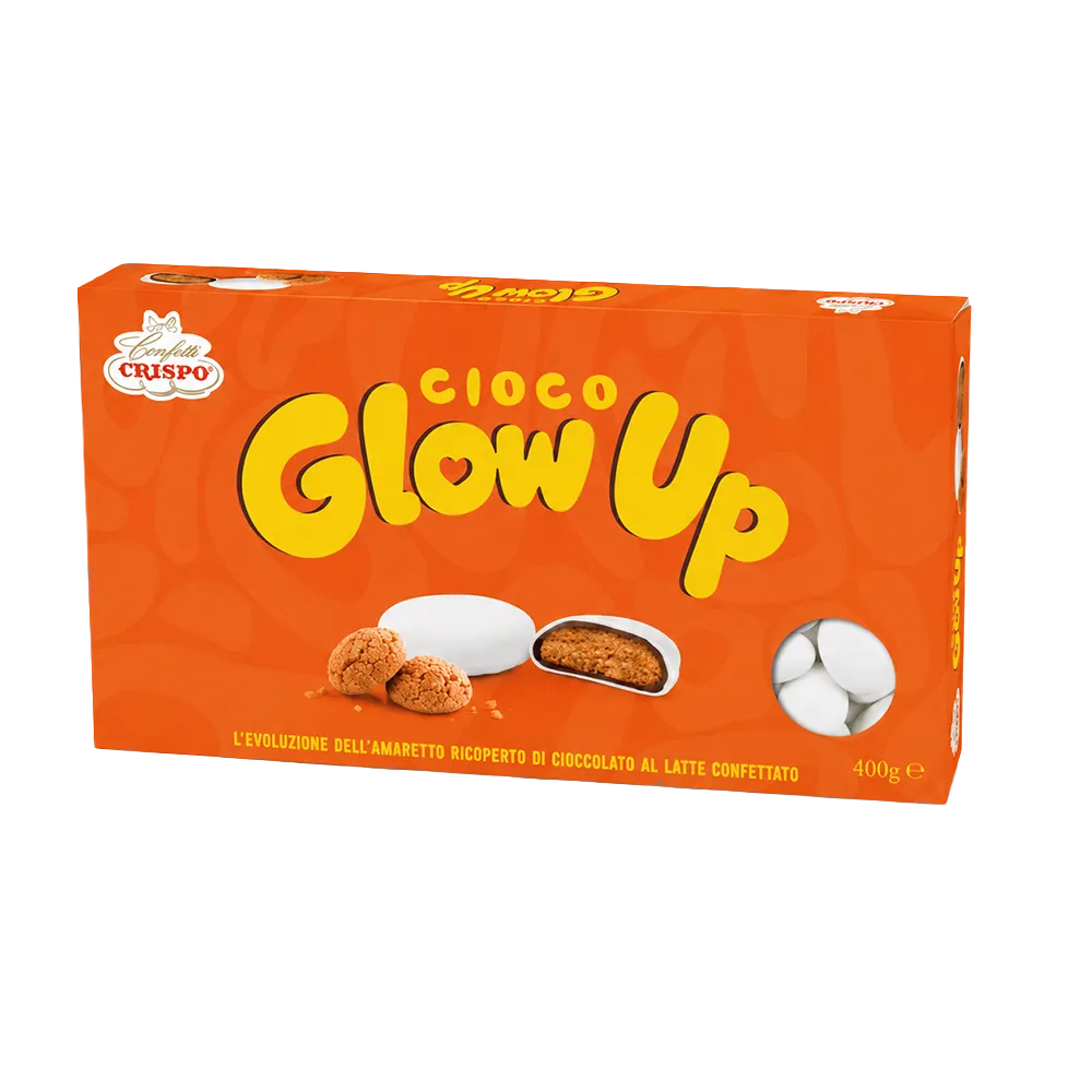 cioco glow up bianco amaretto