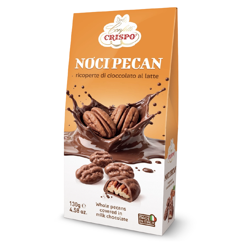 noci pecan cioccolato al latte